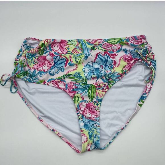 Stella‎ Parker Plus Size Swim/Bikini Bottom Floral Print - Picture 1 of 9
